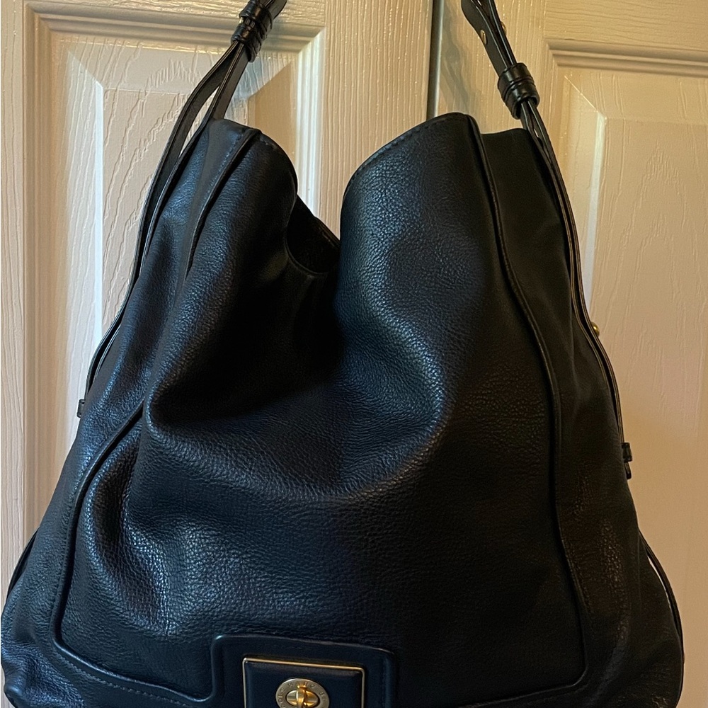 Marc By Marc Jacobs Black Leather Hobo Bag